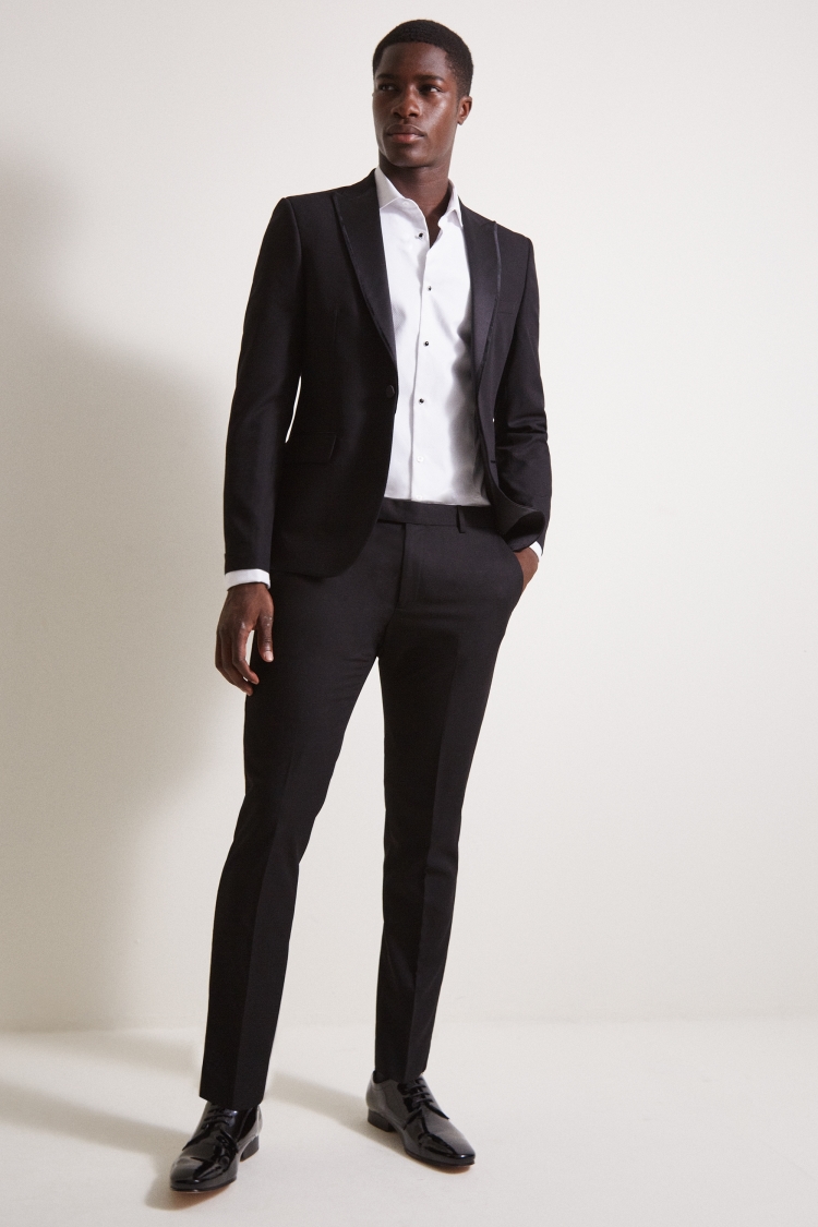 Next black suit deals slim fit