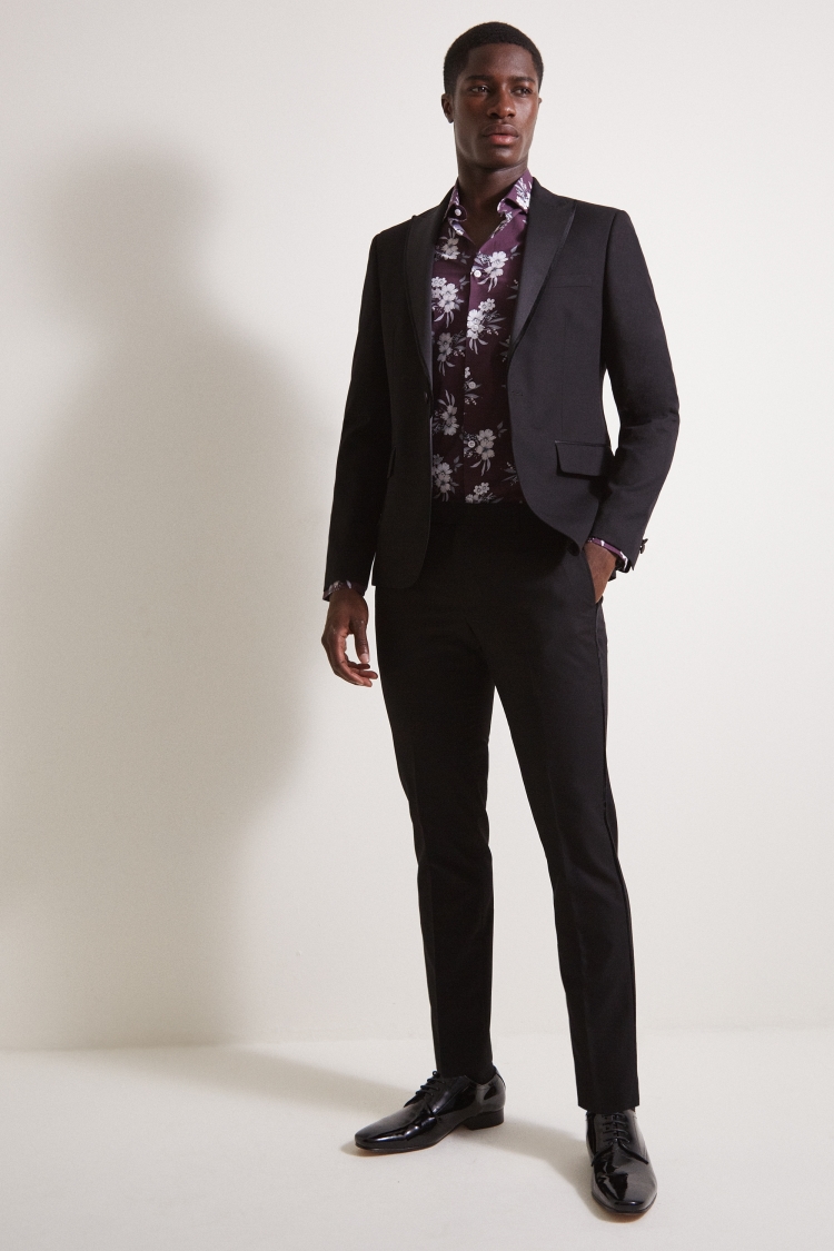 Slim Fit Black Tuxedo Jacket | Buy Online at Moss