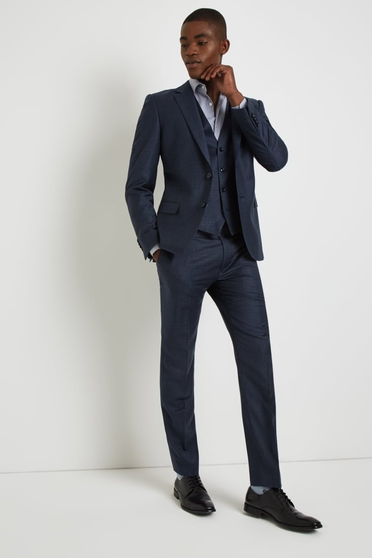 French Connection slim fit pinstripe suit jacket