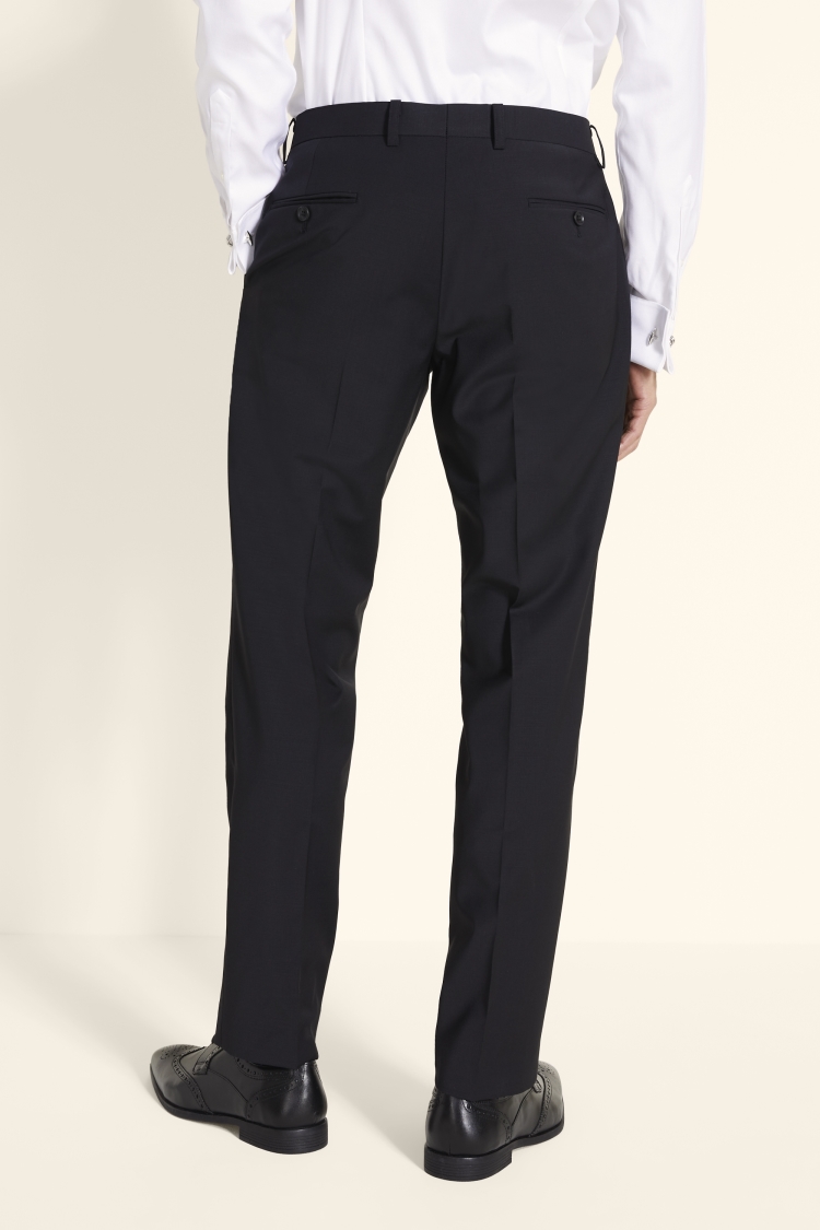 Tailored Fit Performance Black Pants