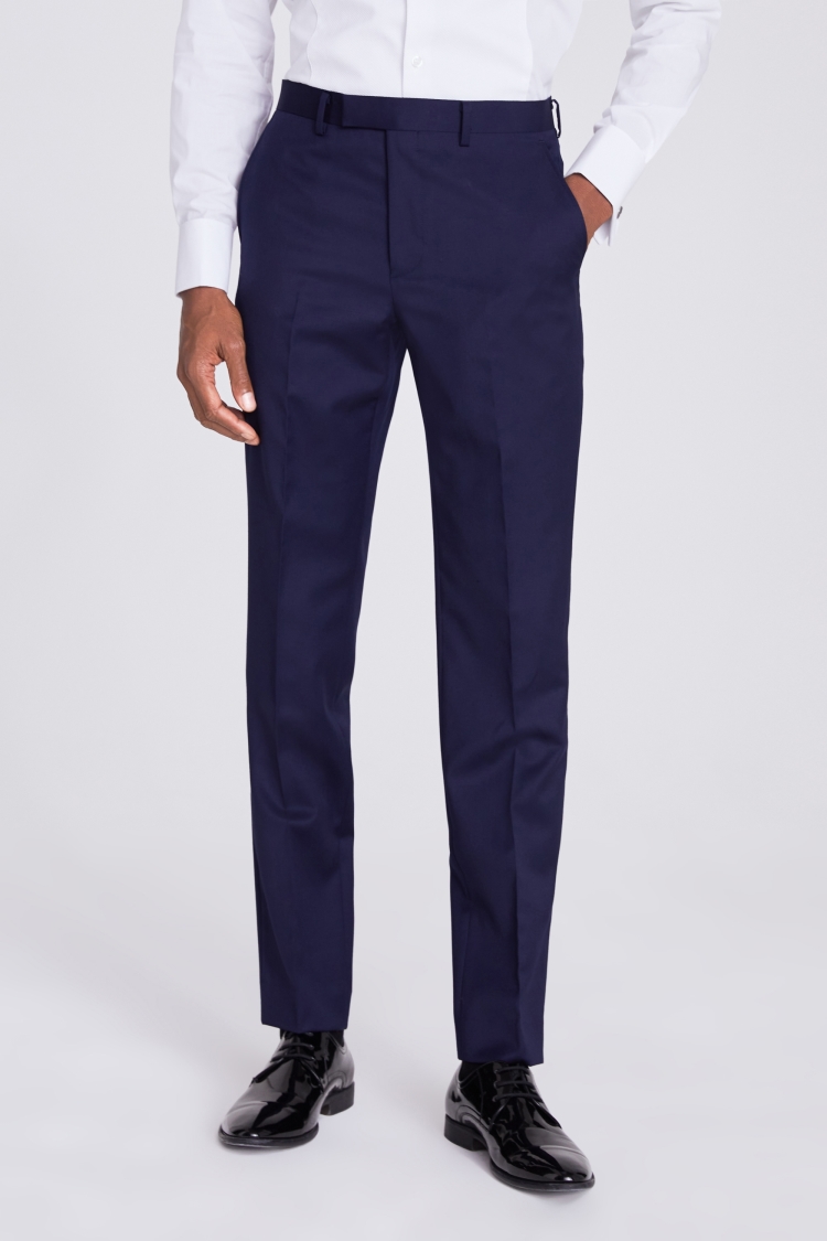 Men's Navy Tuxedo Pants