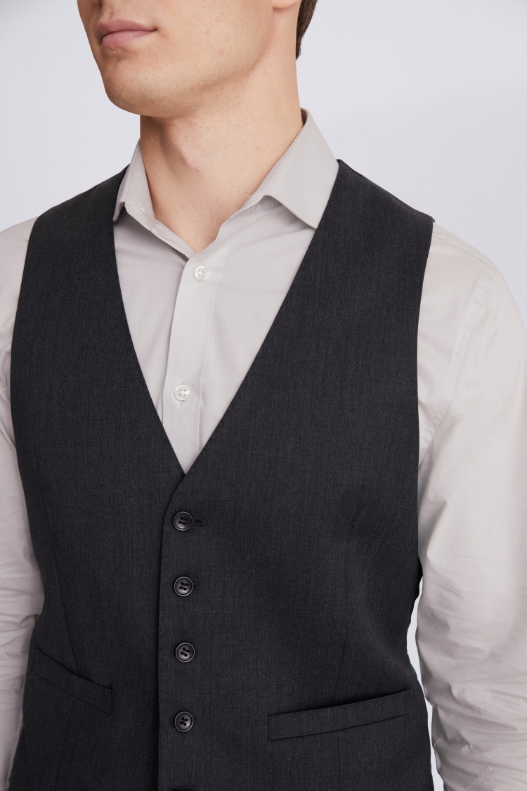 Moss bros 2024 grey waistcoat