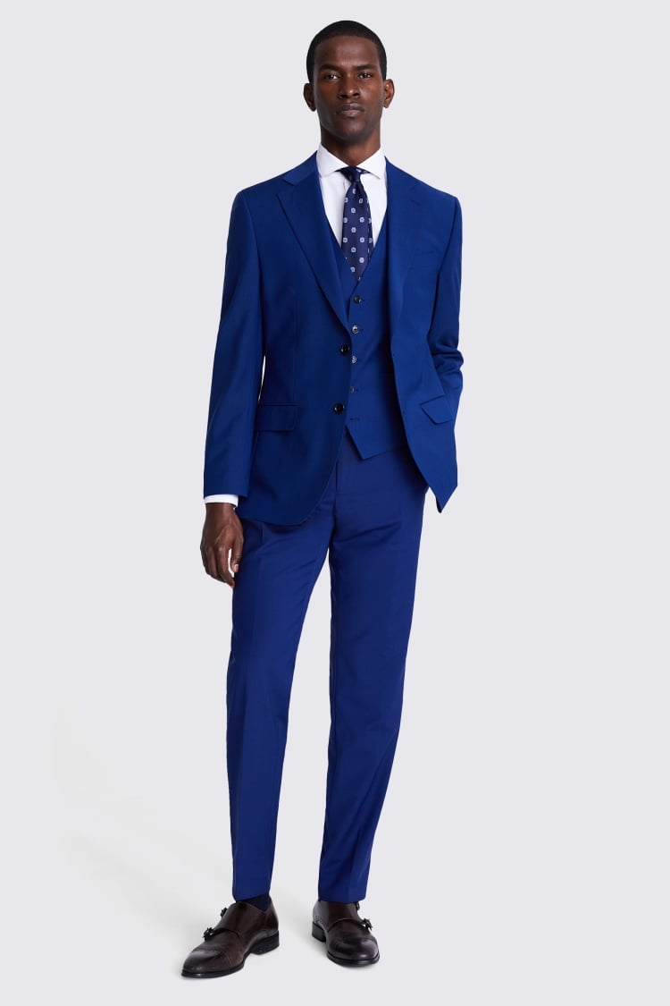 Tailored Fit Royal Blue Performance Suit