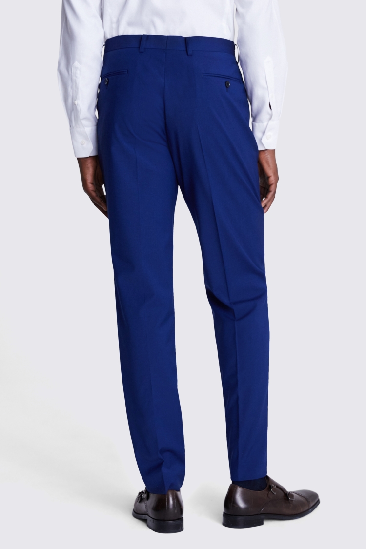 Tailored Fit Royal Blue Performance Trousers