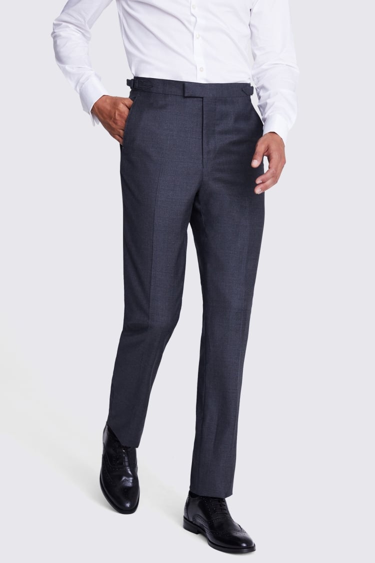 Tailored Fit Grey Pants 