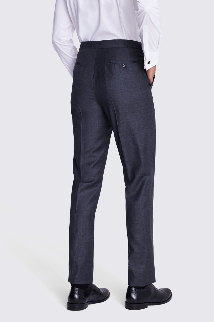 Italian Tailored Fit Grey Trousers 