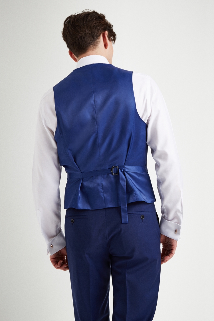 Moss 1851 Performance Regular Fit Royal Blue Waistcoat