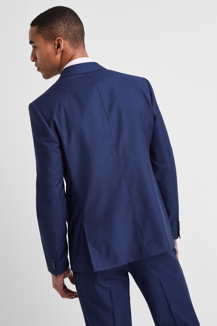 Slim Fit Blue Stretch Jacket | Buy Online at Moss