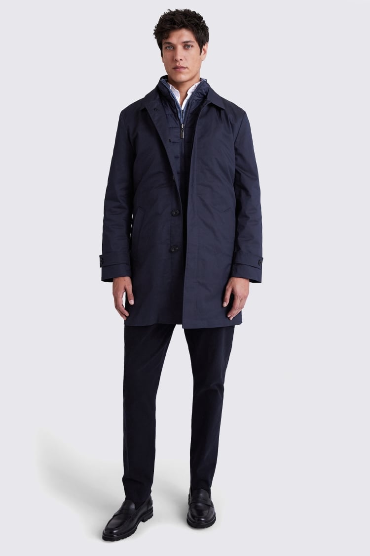 Navy Raincoat Buy Online at Moss