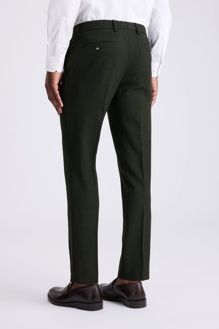 Slim Fit Khaki Donegal Pants