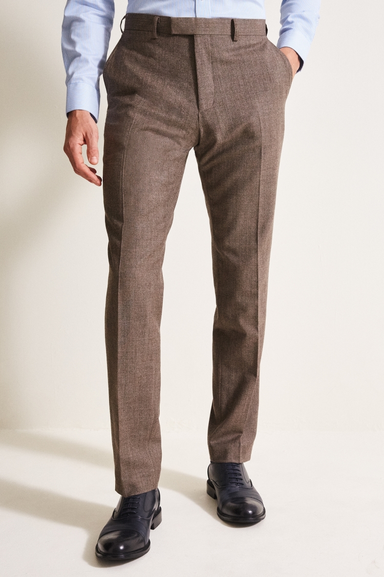 Performance Tailored Fit Biscuit Milled Trousers