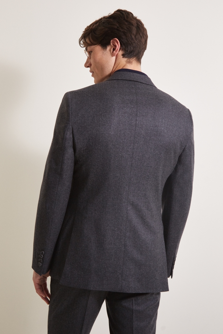 Barberis Tailored Fit Grey Flannel Suit