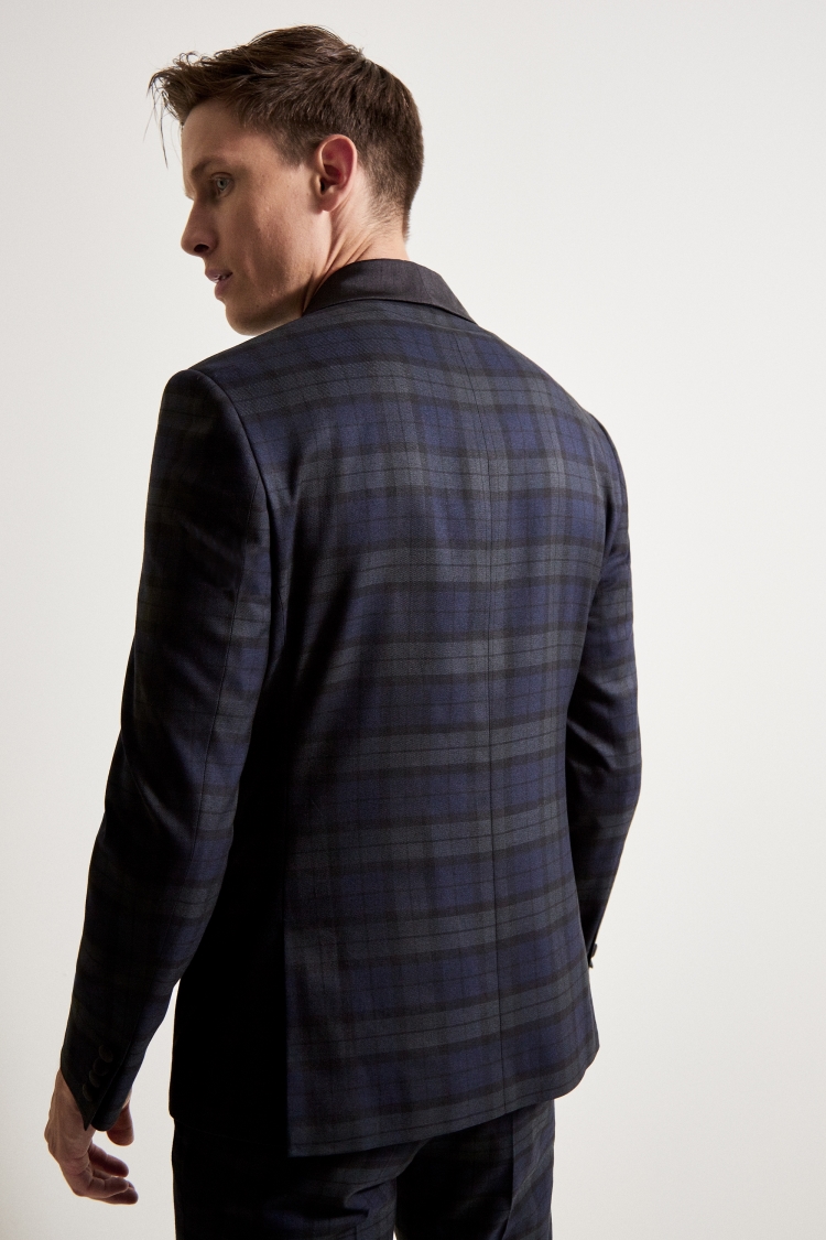 Slim Fit Tartan Dress Jacket