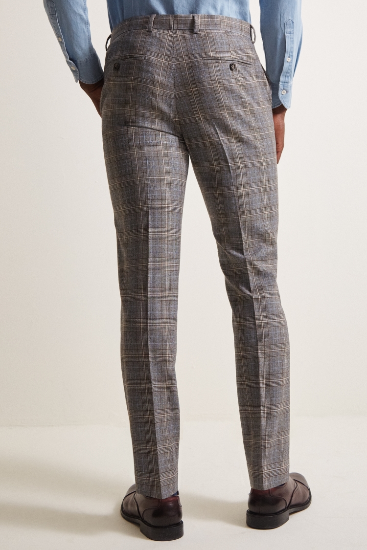 Slim Fit Vintage Check Trousers | Buy Online at Moss