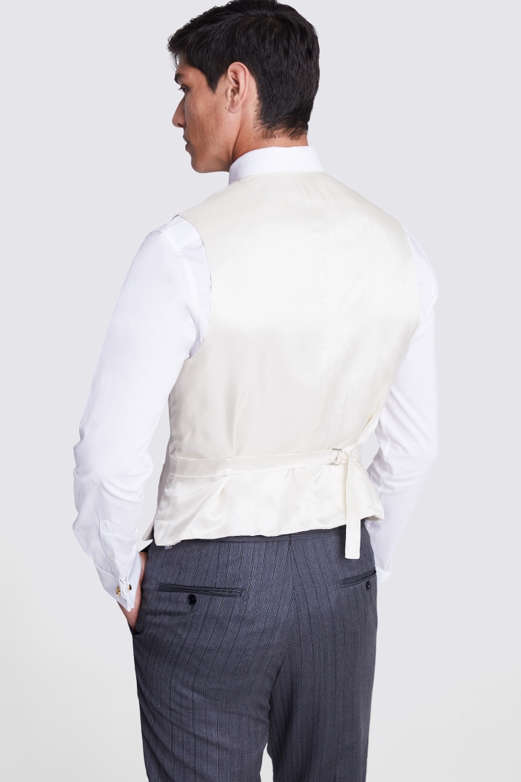 Tailored Fit Stone Morning Waistcoat