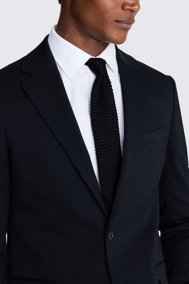 Custom Made ted baker  black twill suit
