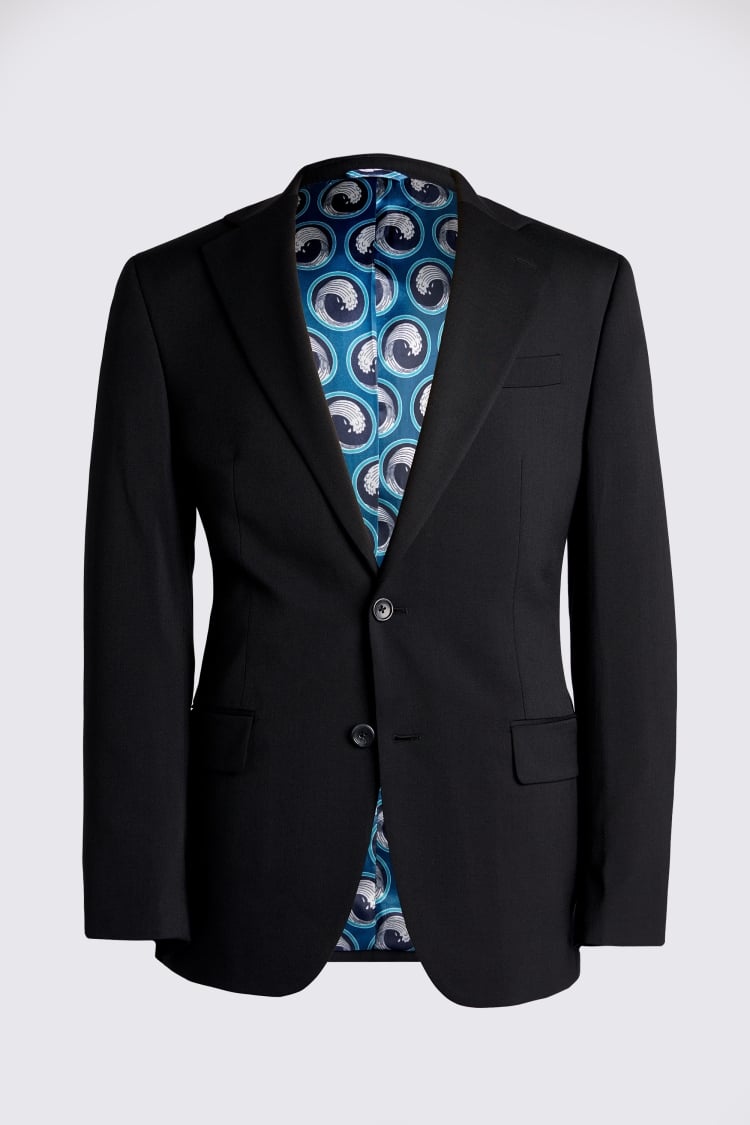 Ted Baker Tailored Fit Black Twill Jacket