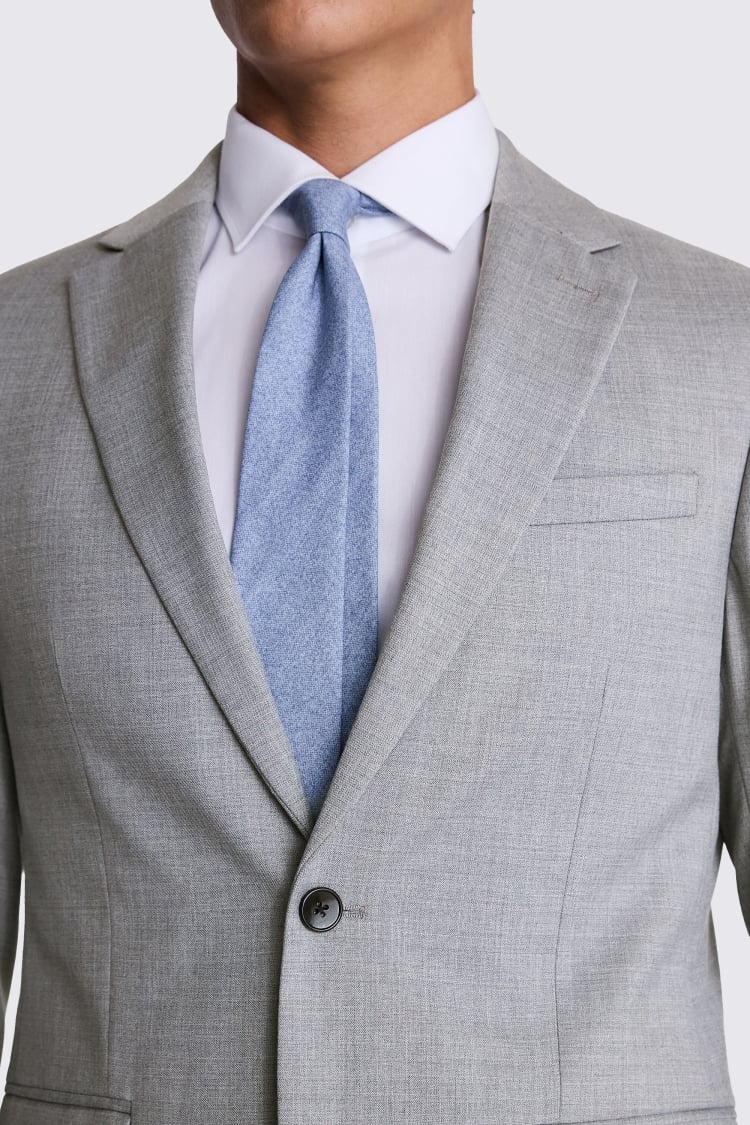 Slim Fit Grey Stretch Suit