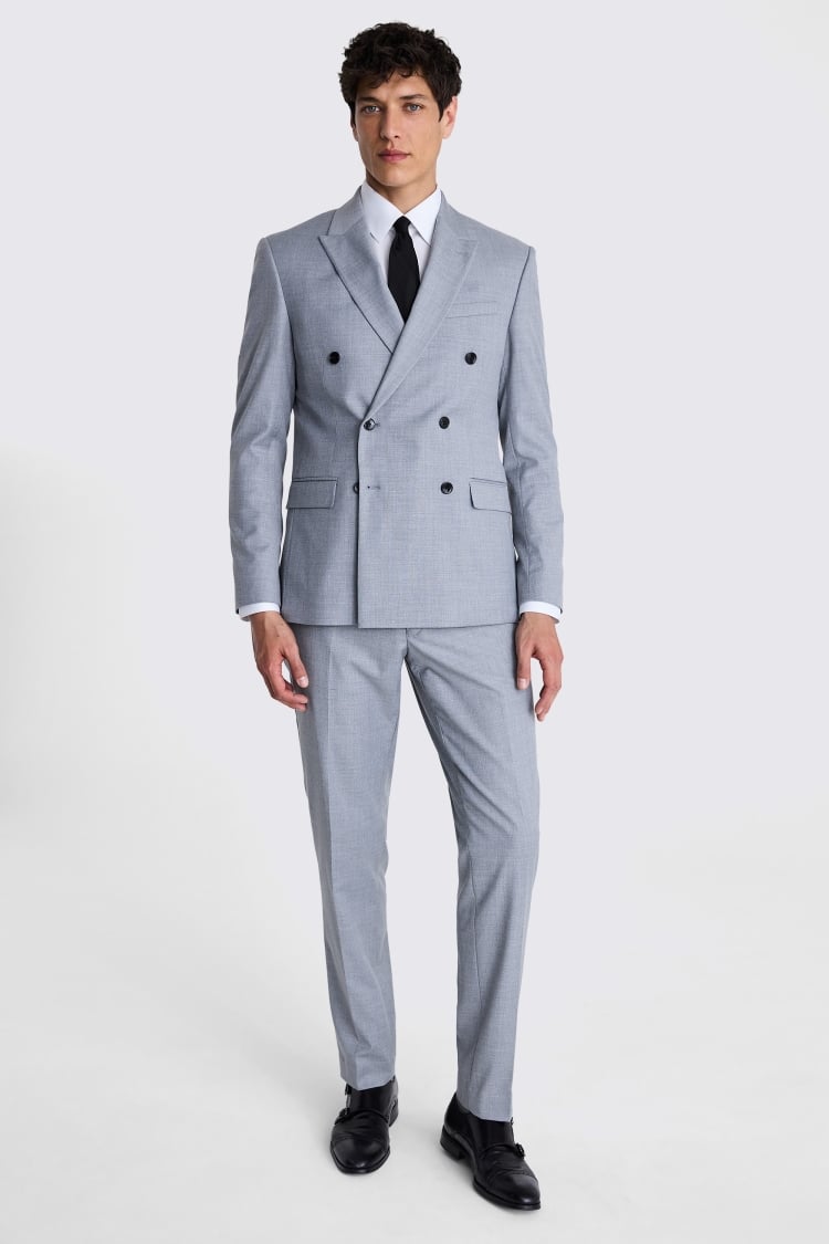 Slim Fit Grey Stretch Jacket