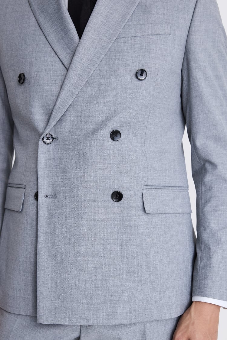 Slim Fit Grey Stretch Jacket