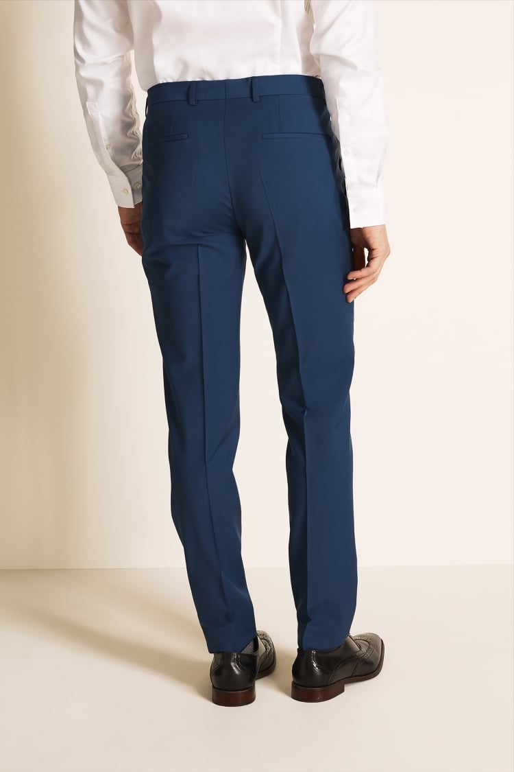 Slim Fit Blue Trousers