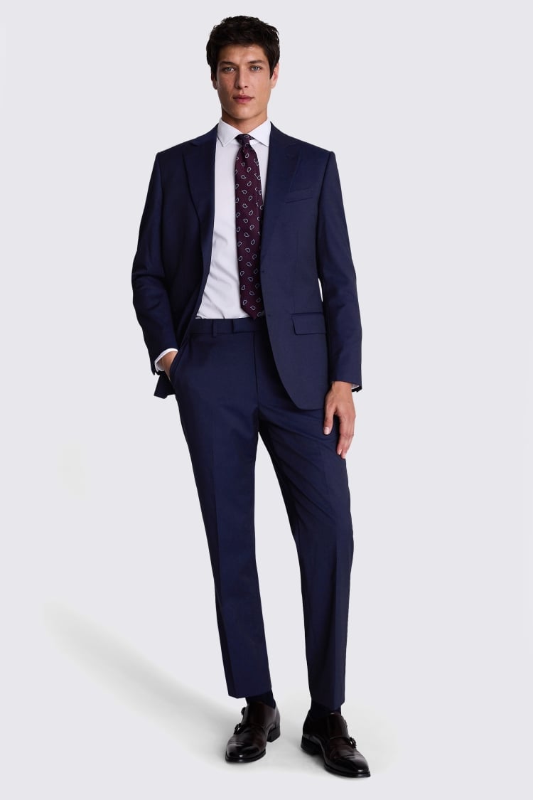 Men's Navy Formal 3 Button Modern Fit Suit – Flex Suits