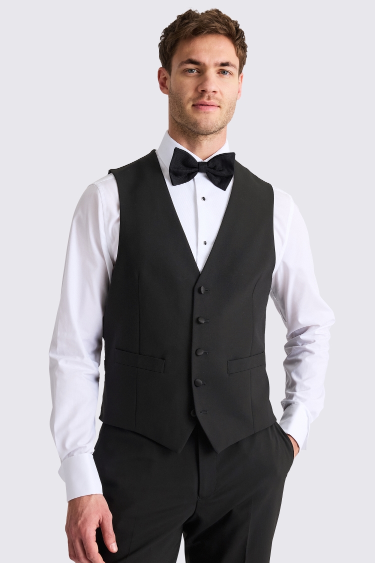 Black dress shirt hot sale with black vest