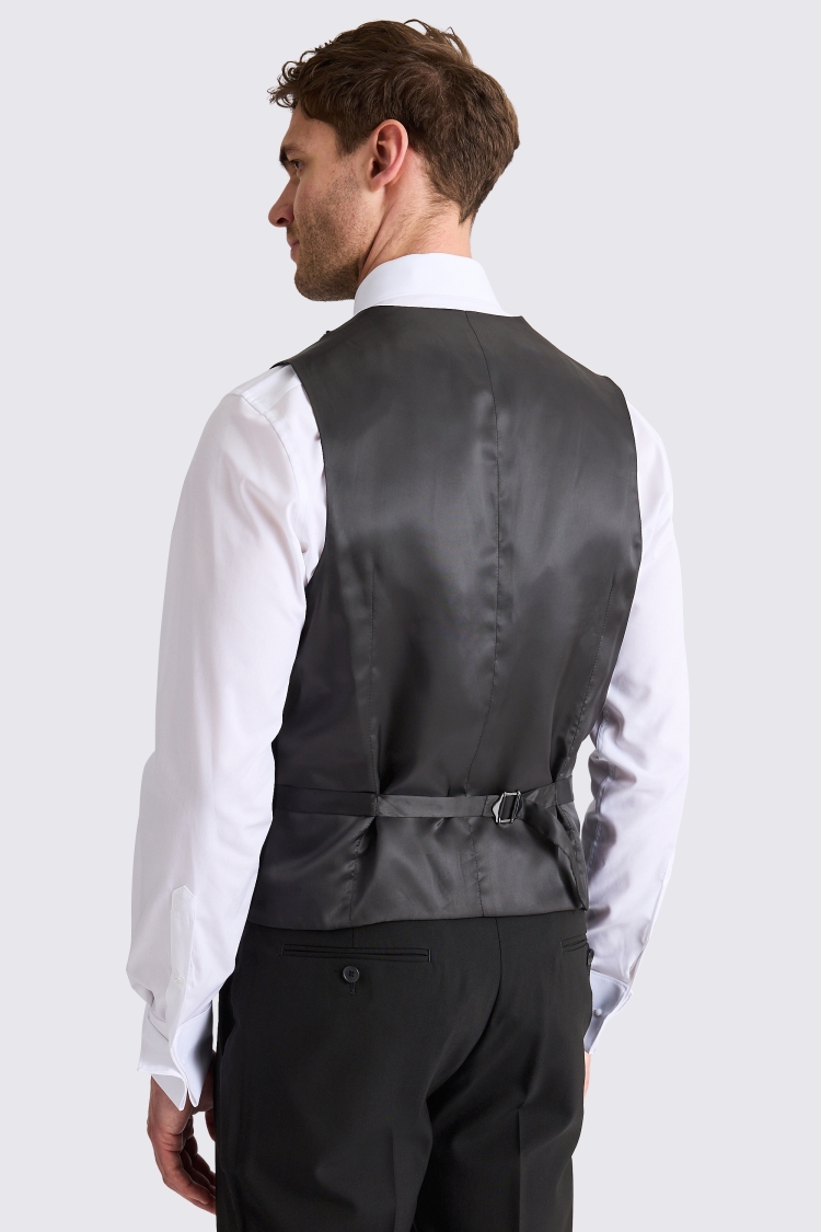 Tailored Fit Black Dress Waistcoat Buy Online at Moss