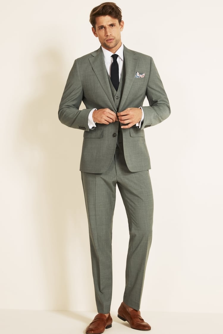 Performance Tailored Fit Light Green Suit