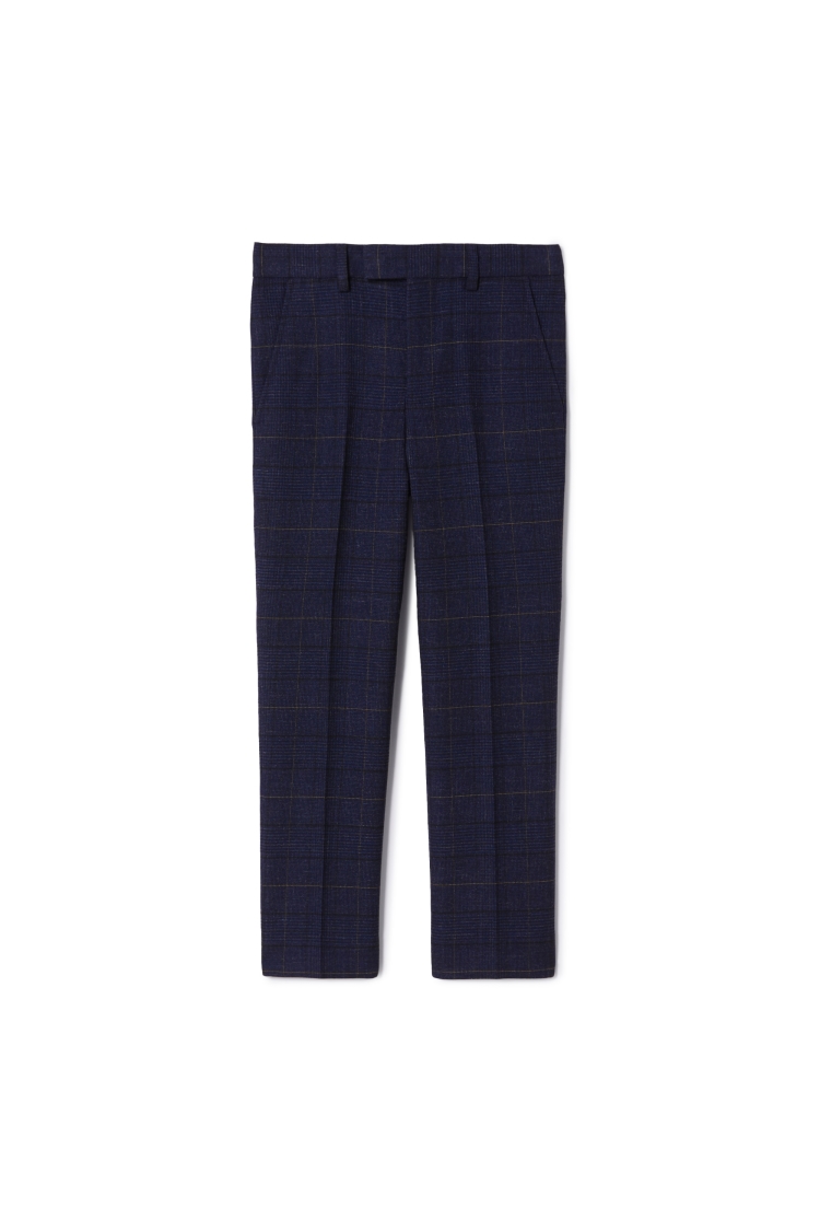 Check suit trousers COLOUR navy - RESERVED - 1444W-59X