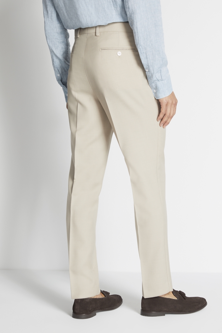 Slim Fit Neutral Trousers | Buy Online at Moss