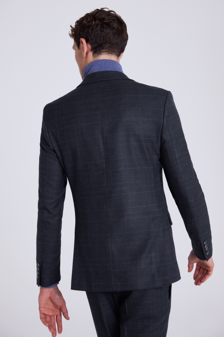 Slim Fit eco Ink Check Jacket