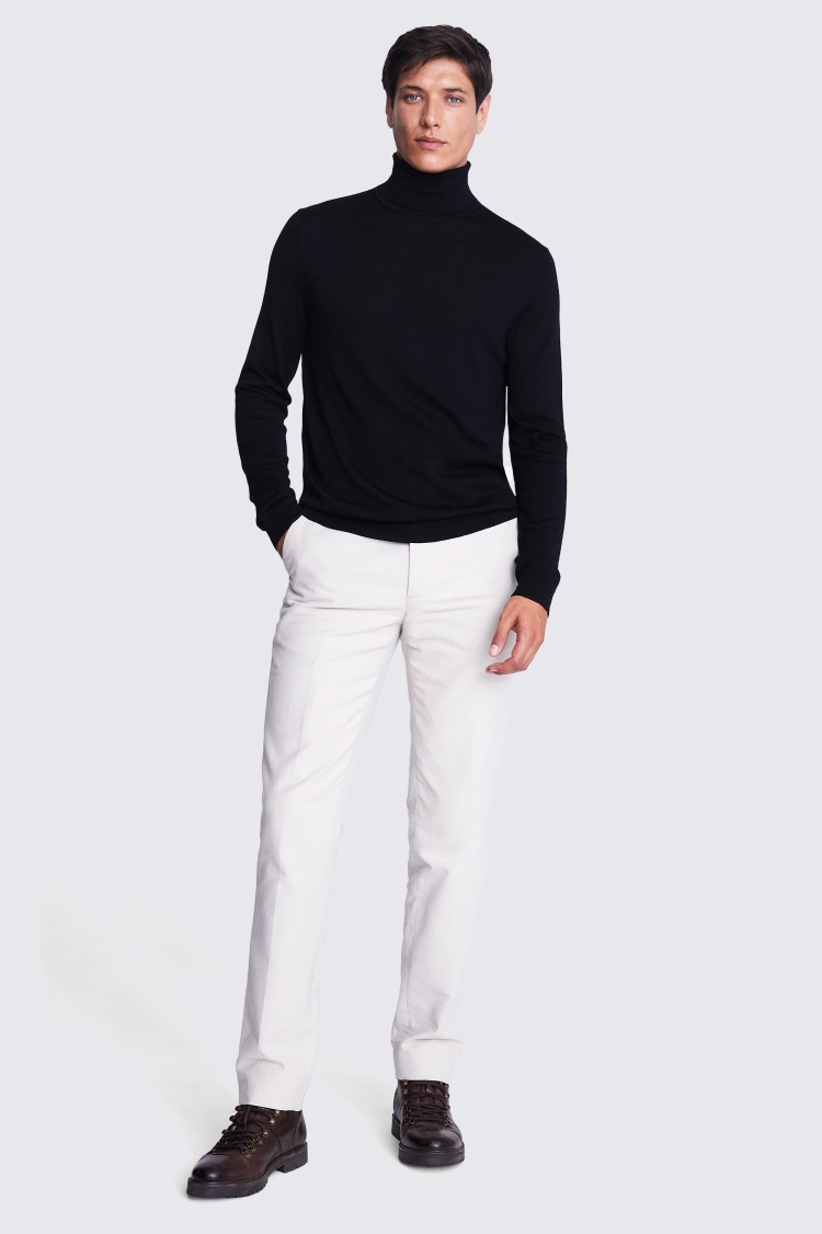 Black roll neck outlet mens