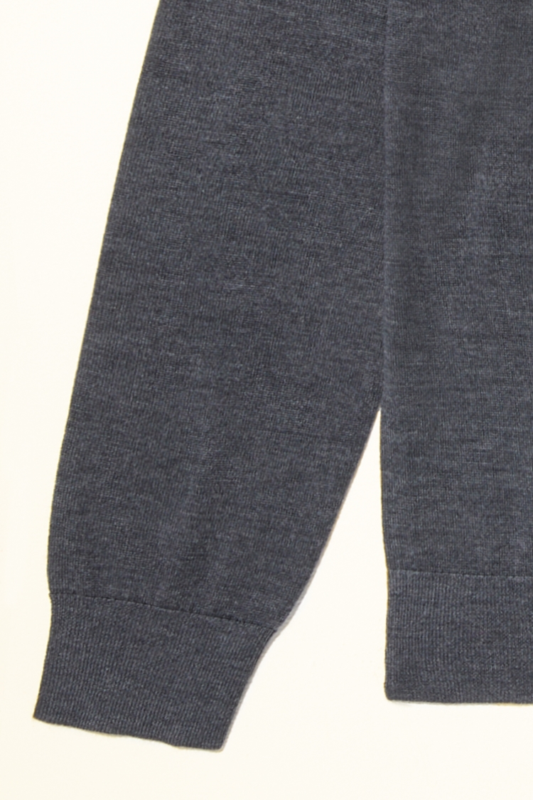 Charcoal Merino Roll-Neck Jumper | Buy Online at Moss