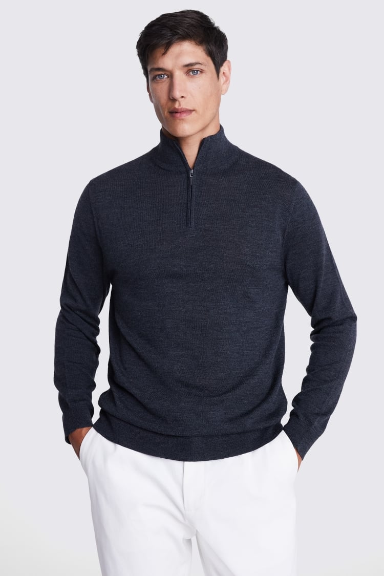 Men's Zip Neck Jumpers, Half & Quarter Zip Jumpers