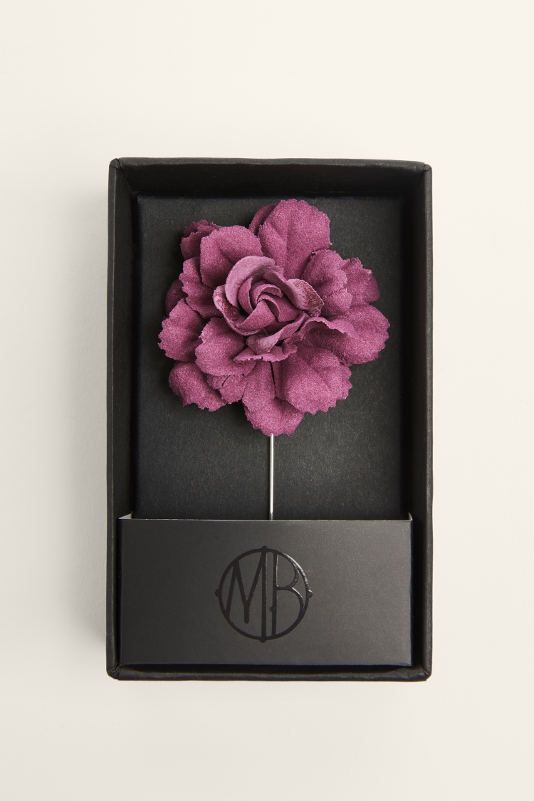 Mulberry Flower Lapel Pin