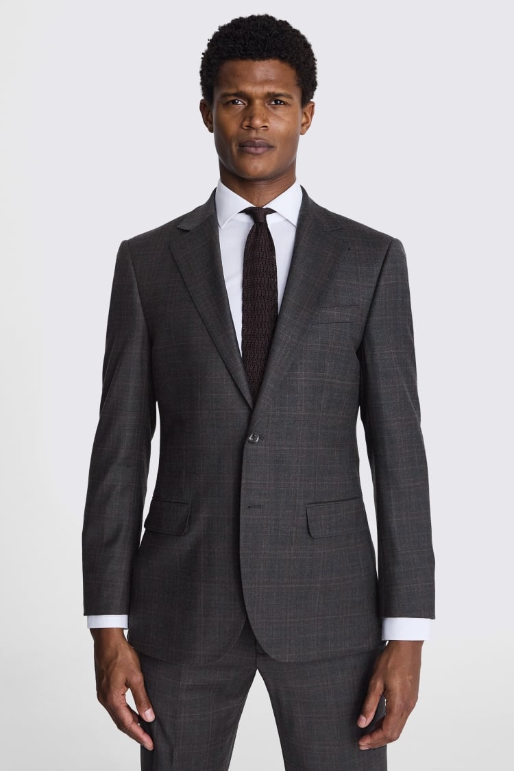 Heather Grey Notch Lapel Performance Suit