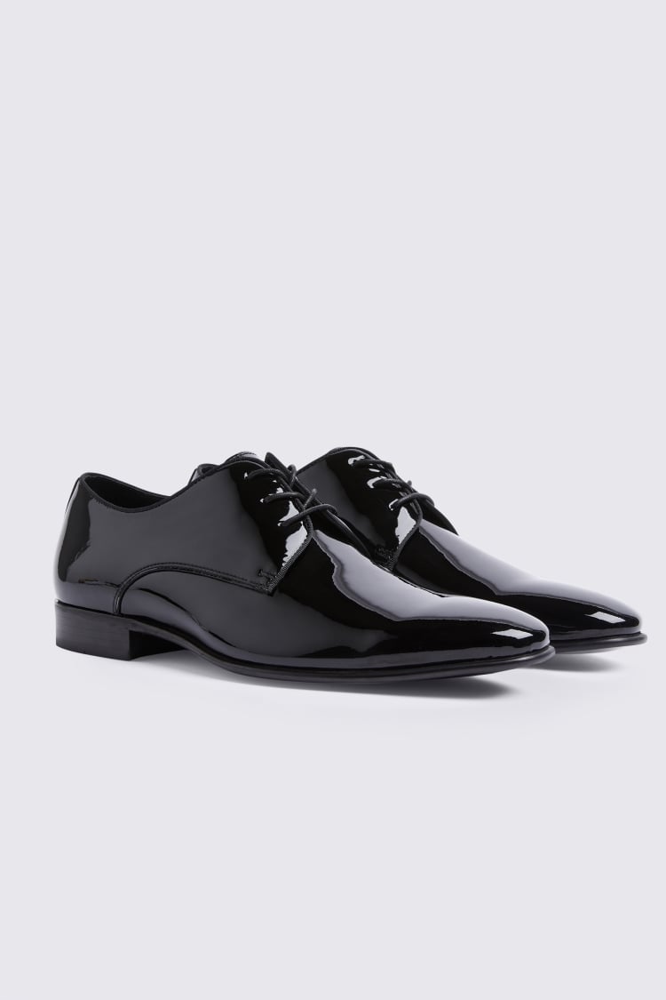 John White Ivy Black Patent Dress Shoes