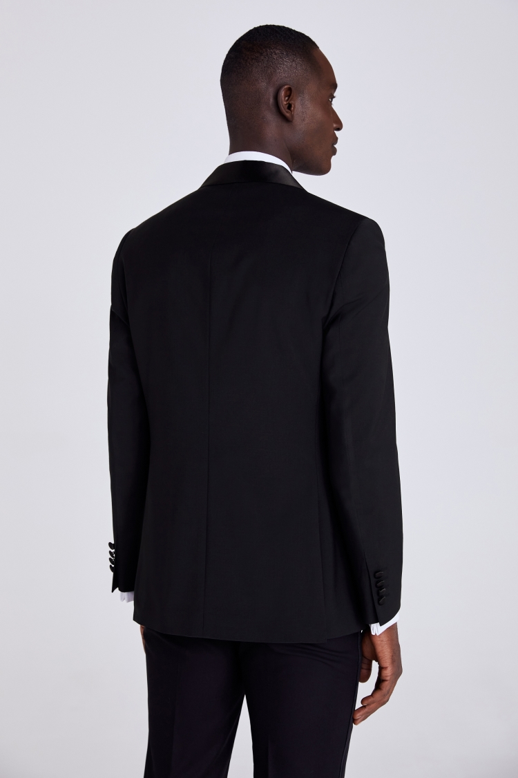 Slim Fit Black Shawl Lapel Tuxedo