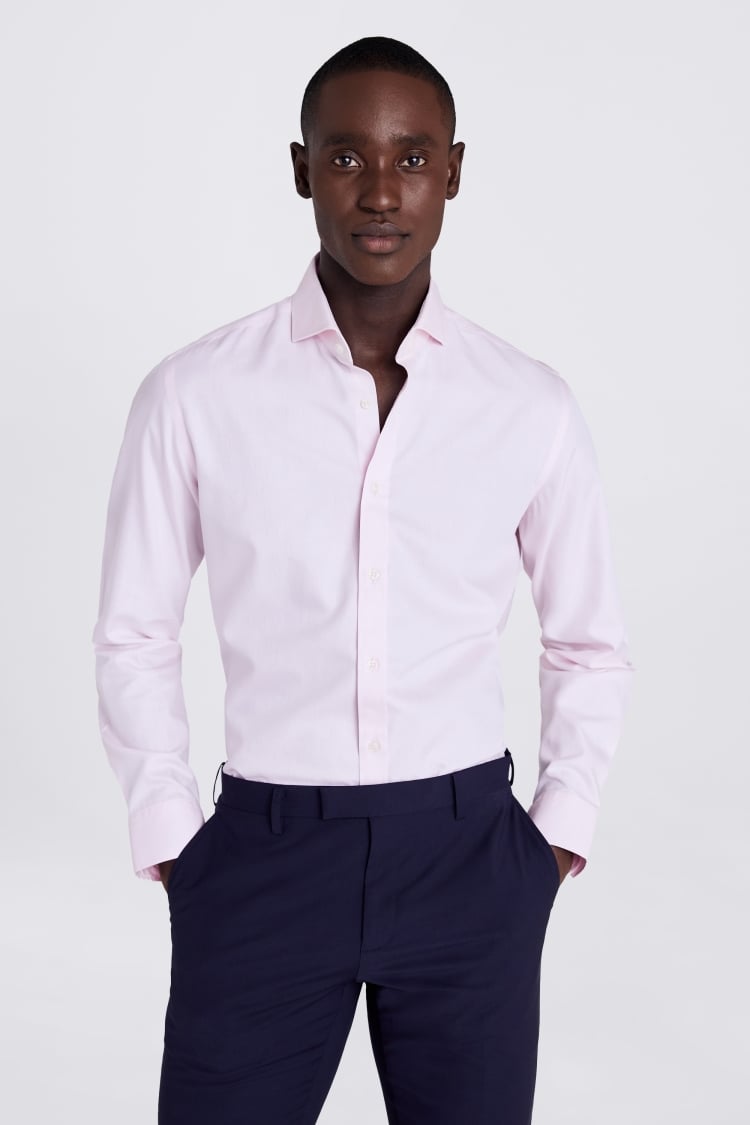 Tailored Fit Pink Non-Iron Shirt