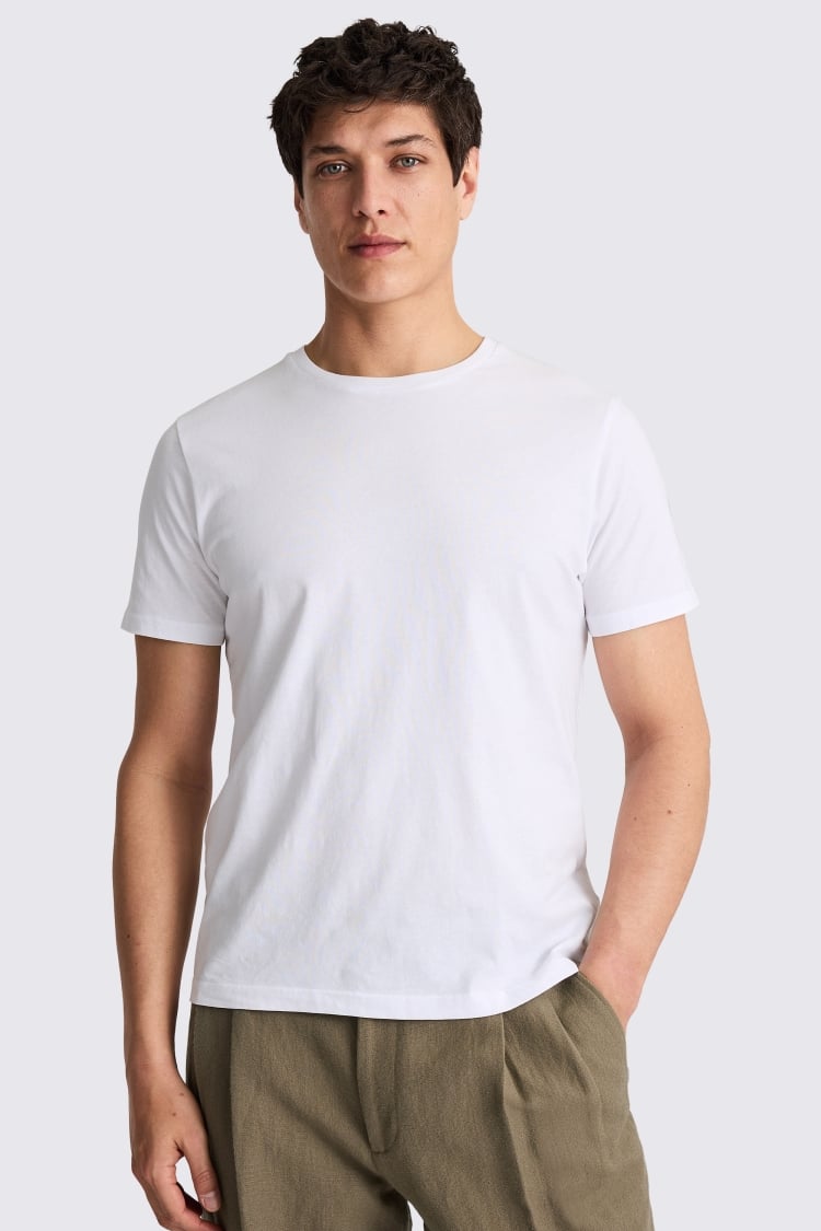 White Crew Neck T-Shirt