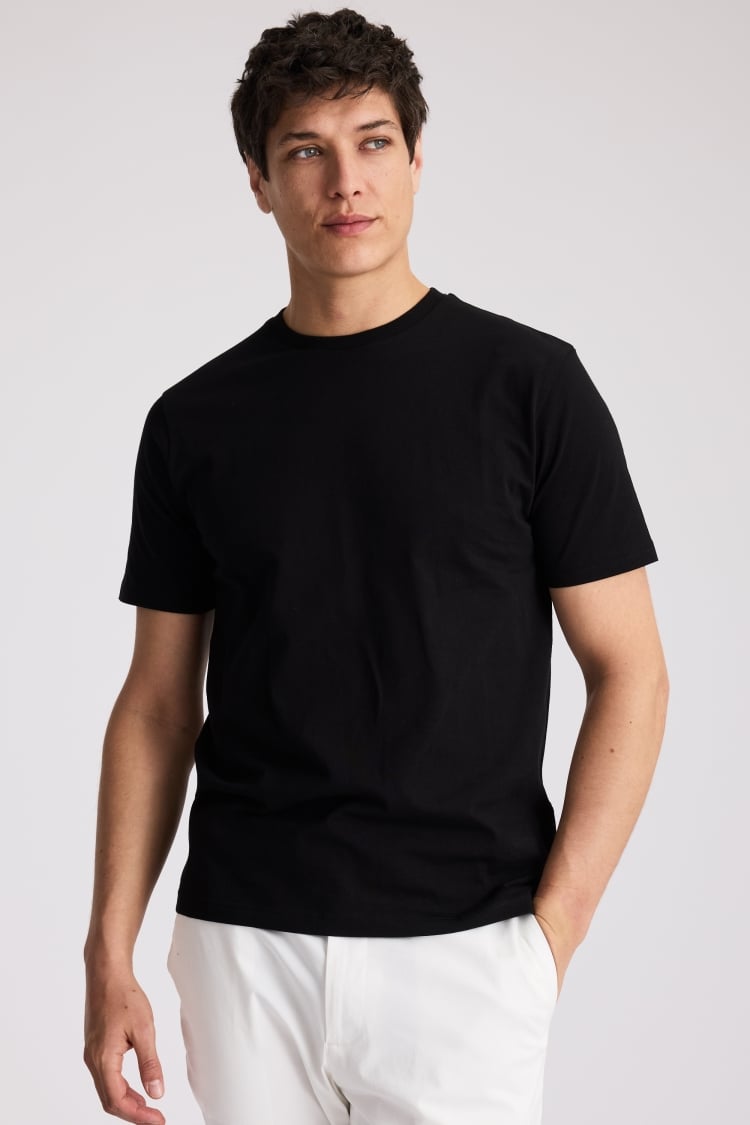 Black Crew Neck T-Shirt