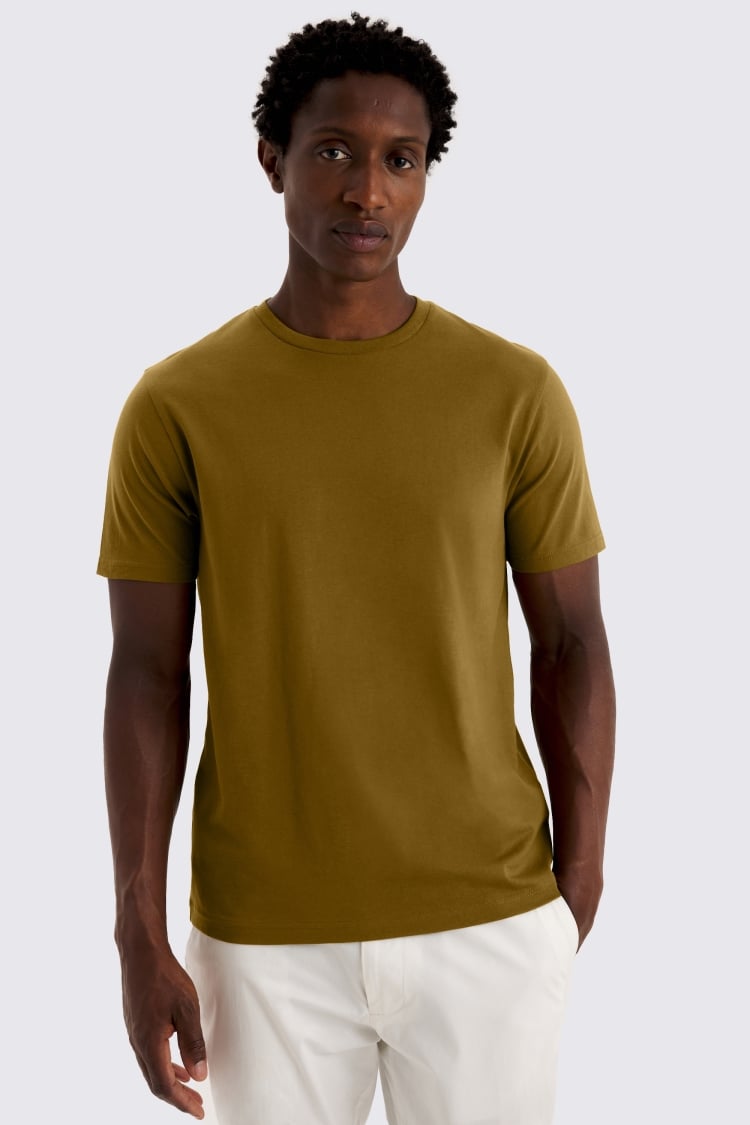 Olive Crew-Neck T-Shirt