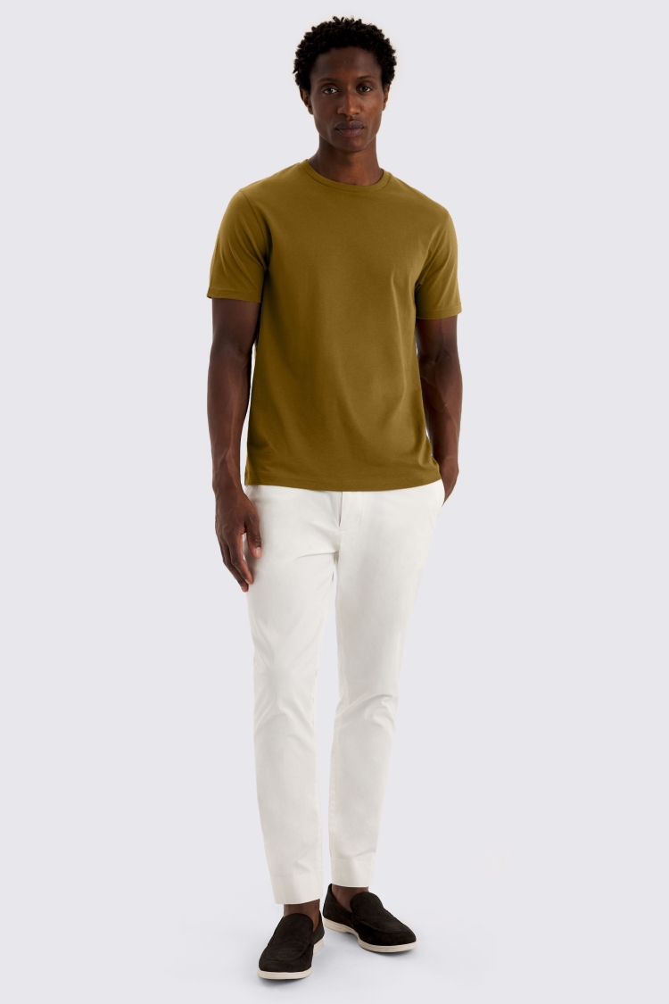 Olive Crew-Neck T-Shirt