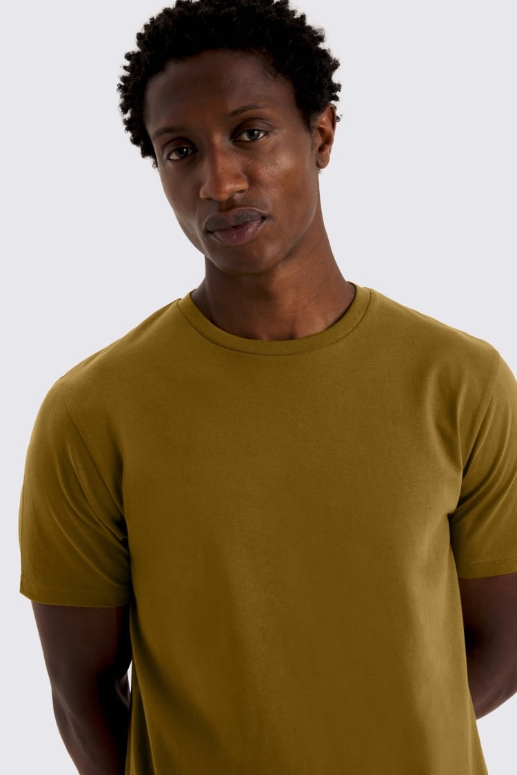 Olive Crew-Neck T-Shirt