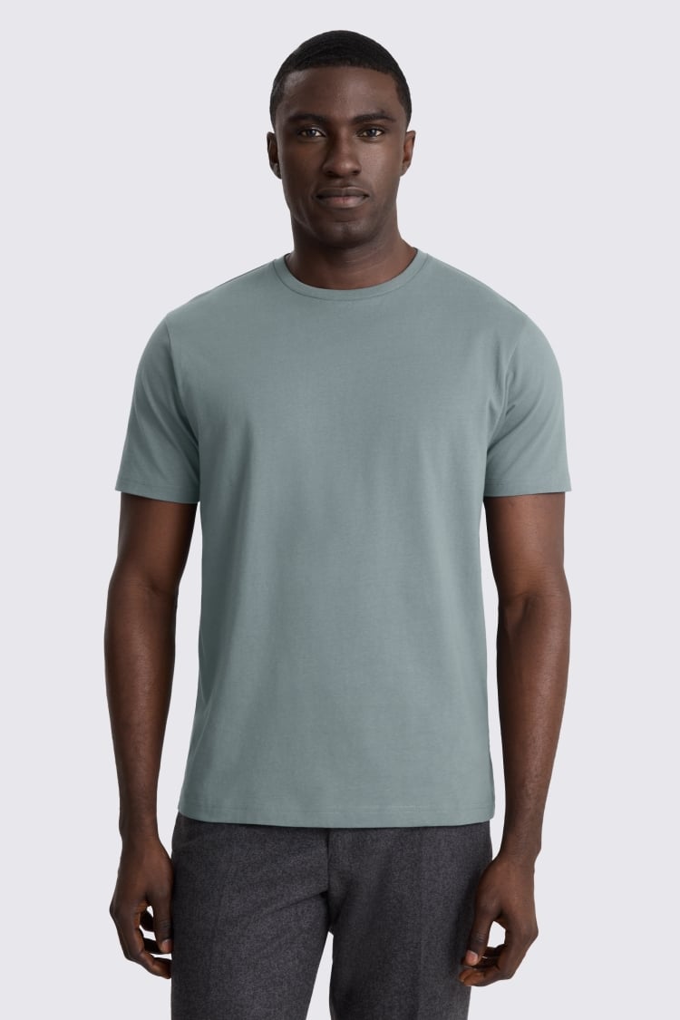 Teal Crew-Neck T-Shirt