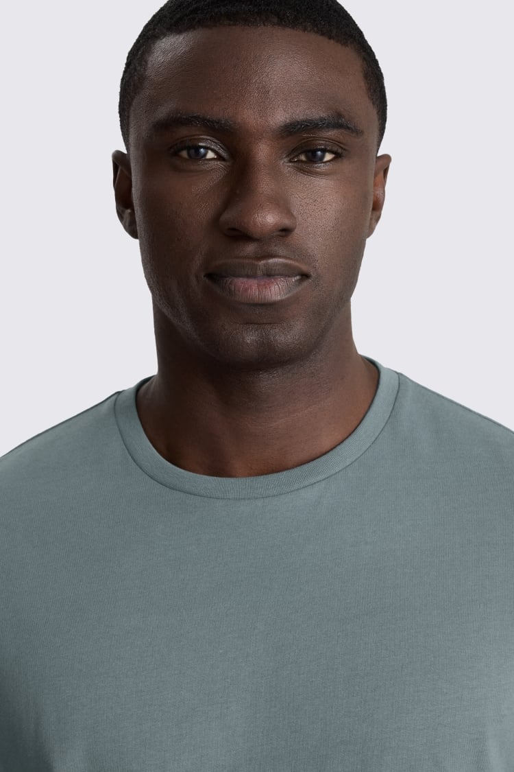 Teal Crew-Neck T-Shirt