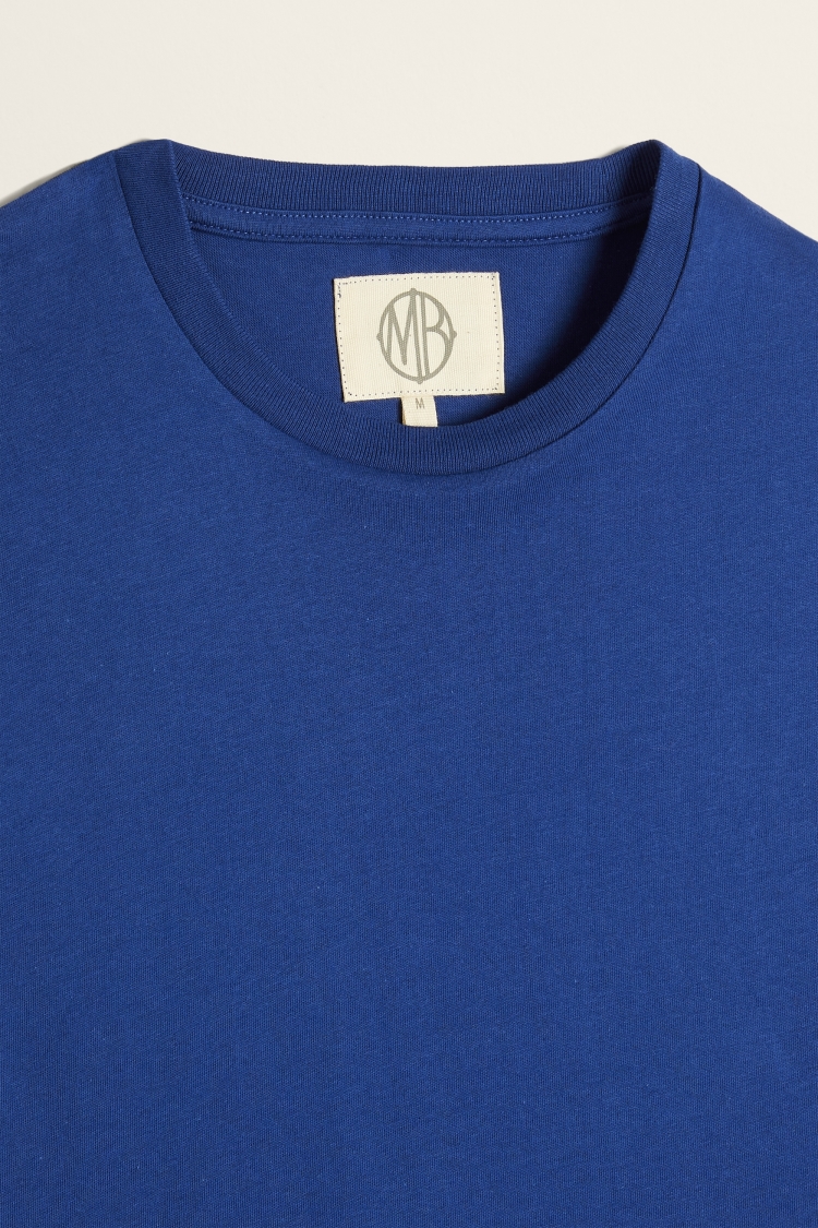 Cobalt Blue Crew-Neck T-Shirt | Buy Online at Moss