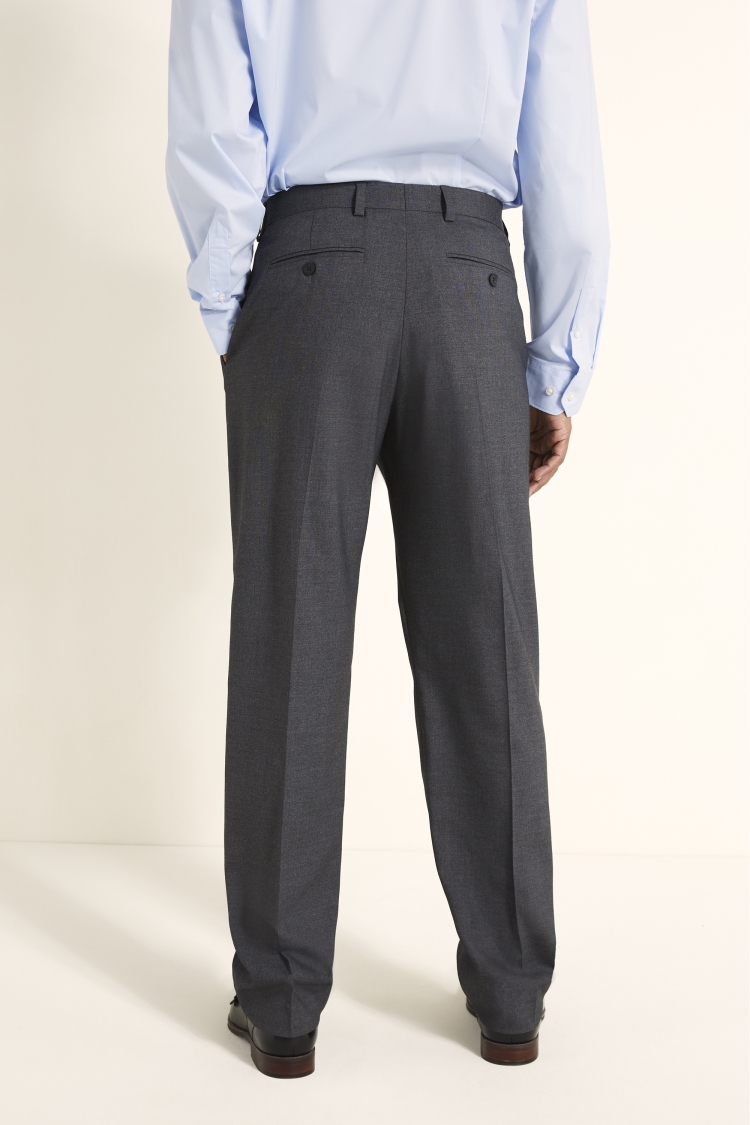 Regular Fit Mid Grey Trousers