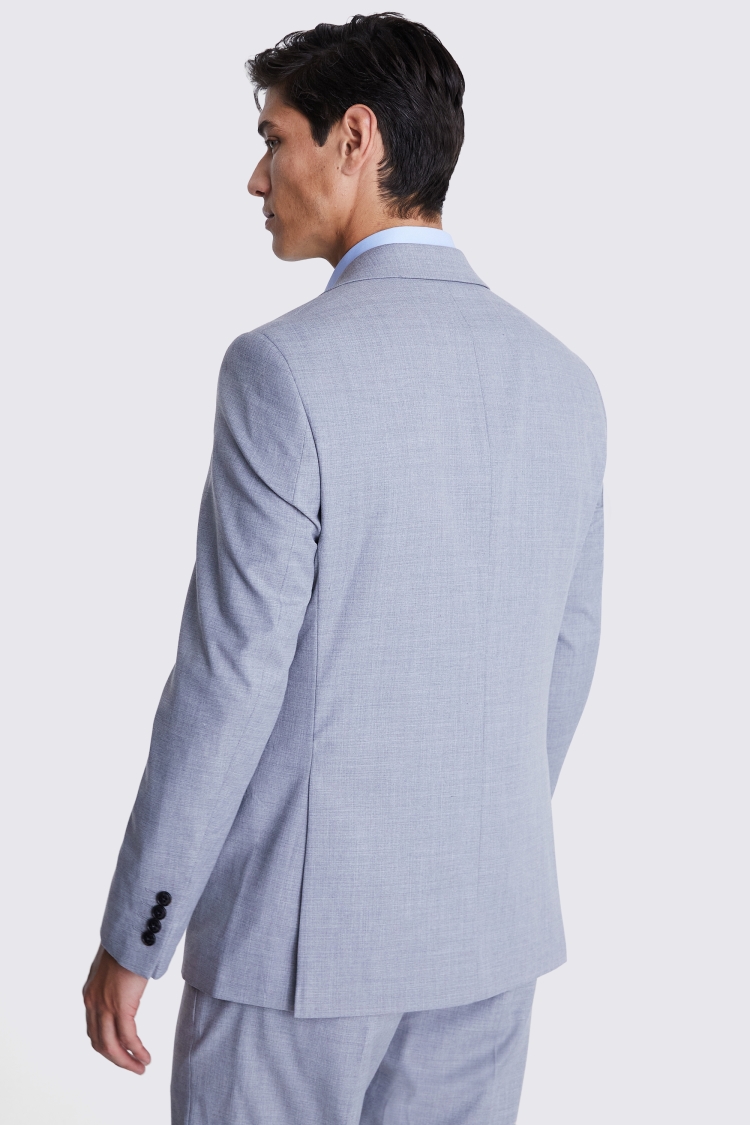 Regular Fit Grey Stretch Suit